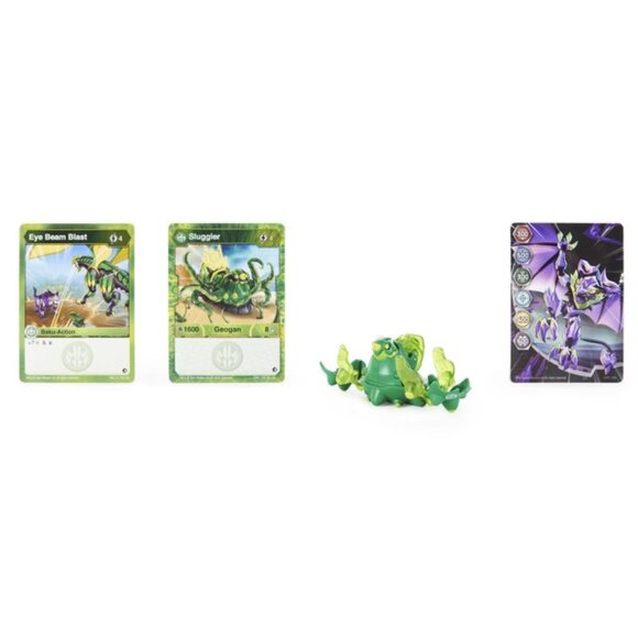 Bakugan Geogan Rising Sluggler w/Trading cards New in Box For Age 6+ - Picture 5 of 11